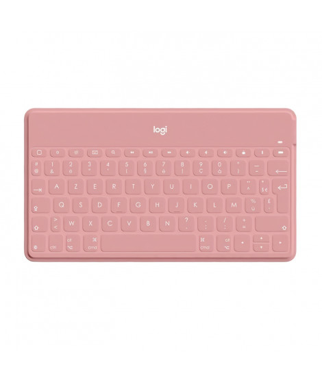 Clavier Sans Fil - LOGITECH - Keys-To-Go - AZERTY - Bluetooth - 180g - Rose Blush