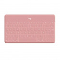 Clavier Sans Fil - LOGITECH - Keys-To-Go - AZERTY - Bluetooth - 180g - Rose Blush