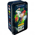 Lot de 12 pochettes + 2 offertes - Panini - Foot 2024 Ligue 1 Uber Eats - Boîte métal (Slim Tin)