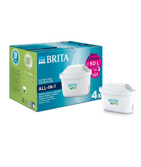 Cartouche filtre à eau Brita PACK 4 FILTRES A EAU MAXTRA PRO- ALL-IN-1