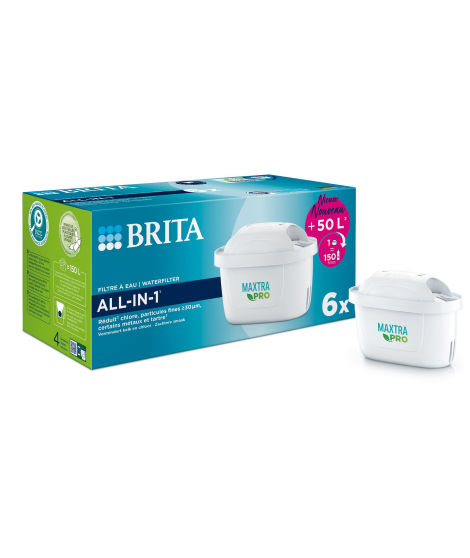 Cartouche filtre à eau Brita PACK 6 FILTRES A EAU MAXTRA PRO- ALL-IN-1