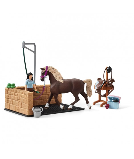 Schleich - Box de lavage pour chevaux Emily & Luna - 42438