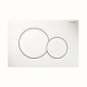 PLAQUE DE COMMANDE WC DOUBLE TOU