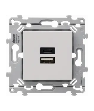 CHARGEUR DOUBLE USB A+C PURE ESS
