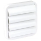 GA AL 165X165 - GRILLE ALU EXT.