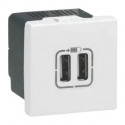 prise 2 USB Type-A 2,4A 5V  12W