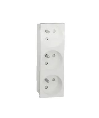 UNICA - PRISE TRIPLE 2P+T - FR -