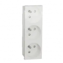 UNICA - PRISE TRIPLE 2P+T - FR -