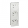 UNICA - PRISE TRIPLE 2P+T - FR -