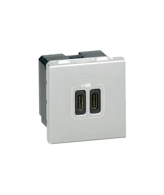 prise 2 USB Type-C 3A 5V  15W Mo
