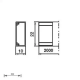 MOULURE SANS CLOISON BLANC RAL 9