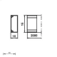 MOULURE SANS CLOISON BLANC RAL 9