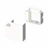 ANGLE PLAT BLANC RAL9010 10X30 U