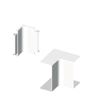 ANGLE INTERIEUR BLANC RAL9010 20