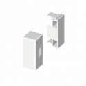 EMBOUT DE FERMETURE BLANC RAL9 0