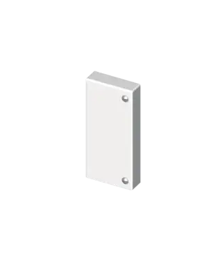 EMBOUT DE FERMETURE BLANC RAL9 0