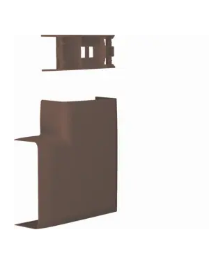 ANGLE PLAT MARRON