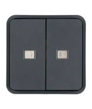 CUBYKO 2 TOUCHES KNX A VOYANTS