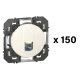 Lot de 150 prises RJ45 catégorie