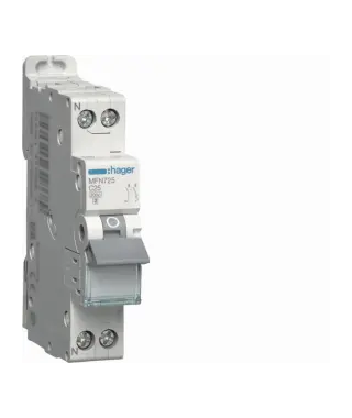 DISJONCTEUR 1P+N 3KA C-25A 1 MOD
