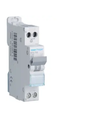DISJONCTEUR 1P+N 3KA C-32A SANVI