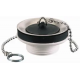 BONDE LAVABO A BOUCHON PLASTIQUE