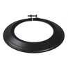 ROSACE NOIR MAT D.80