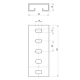 TELEX-RAIL GRIS RAL7035 18X50 U2