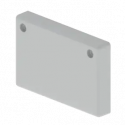 EMBOUT DE FERMETURE GRIS RAL70 3