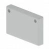 EMBOUT DE FERMETURE GRIS RAL70 3