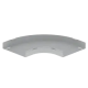 COUDE PLAT 90 GRIS RAL7035 60X 3