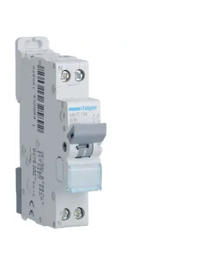 DISJONCTEUR 1P+N 4.5-6KA COURB E