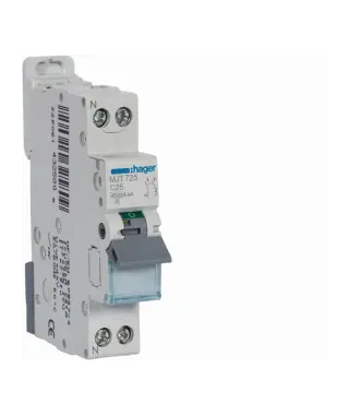 DISJONCTEUR 1P+N 4.5-6KA COURB E