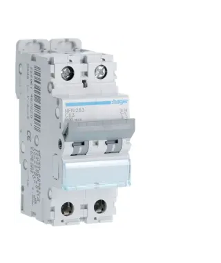 DISJONCTEUR 2P 6-10KA COURBE C 6