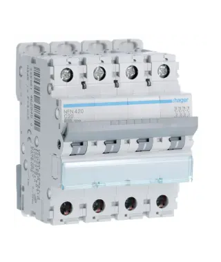 DISJONCTEUR 4P 6-10KA COURBE C -