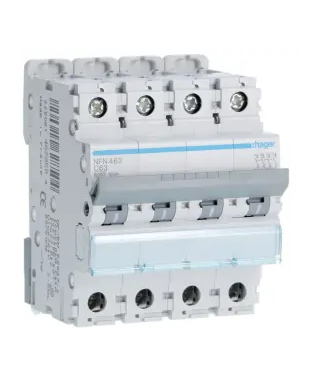 DISJONCTEUR 4P 6-10KA COURBE C -