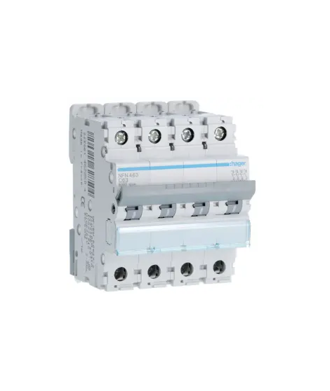 DISJONCTEUR 4P 6-10KA COURBE C -