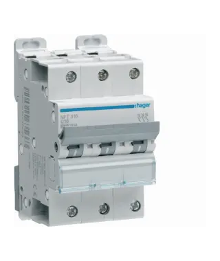 DISJONCTEUR 3P 6-10KA COURBE C -