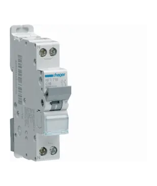 DISJONCTEUR 1P+N 6-10KA COURBE C