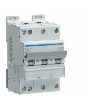 DISJONCTEUR 3P+N 6-10KA COURBE C
