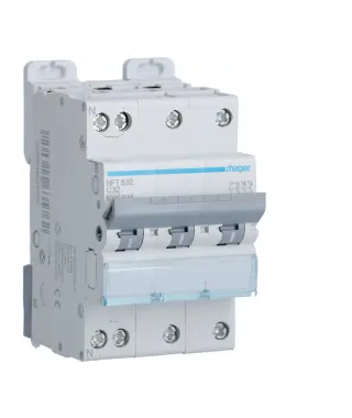 DISJONCTEUR 3P+N 6-10KA COURBE C