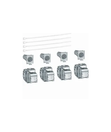 JEU 4 CONNECTEURS RJ45 CAT.6 G R