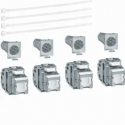 JEU 4 CONNECTEURS RJ45 CAT.6 G R