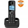 Téléphone fixe sans fil - ALCATEL - F860 solo noir - Blocage d'appels indésirables