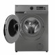 Lave-linge hublot CONTINENTAL EDISON CELL712IS2 - 7 kg - Largeur 59,5 cm - Classe A - 1200 trs/min -  moteur induction - silver