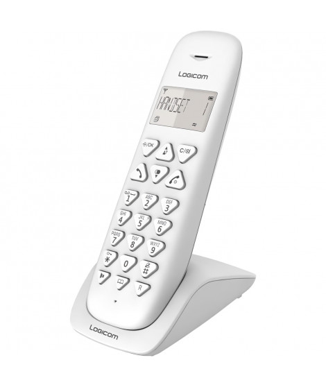 LOGICOM Téléphone sans fil VEGA 155T SOLO Blanc avec répondeur