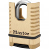 MASTER LOCK Cadenas en Laiton Massif Haute Sécurité [Anse Protégée][a Combinaison] M1177EURD