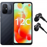 XIAOMI Redmi 12C 128Go 4G Noir + Mi in-ear écouteurs basic noir