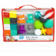 INFANTINO Senso Set de 8 balles souples, 8 cubes sensoriels et 4 animaux arroseurs