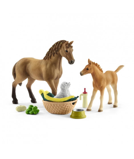 Schleich - Les soins pour bébé animaux d'Horse Club Sarah - 42432